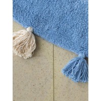 Хлопковый ковер Lillaland COLORFUL BLUE D140