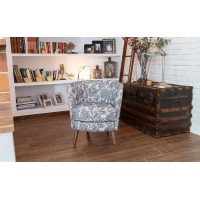 Кресло Peque Wood Legs ткань ALBERO 02 (S.5)