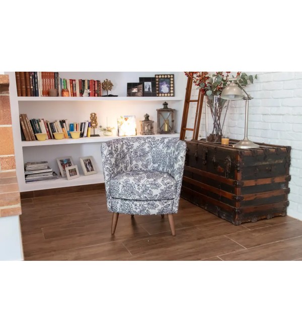 Кресло Peque Wood Legs ткань ALBERO 02 (S.5)