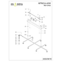 9408 Люстра подвесная MANTRA AFRICA