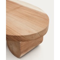 Mosi Журнальный столик из массива мунгура Ø 90 x 60 см