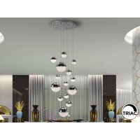 Подвесной светильник Sphere 14L LED Ø60 X500H DIM хром