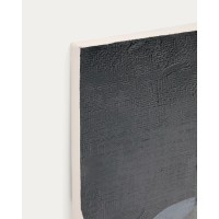 Nemsa абстрактный холст в сине-зеленых тонах, 90 x 60 см