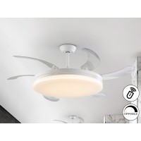 Vento Вентилятор потолочный со светодиодом белый D80/150 DIM