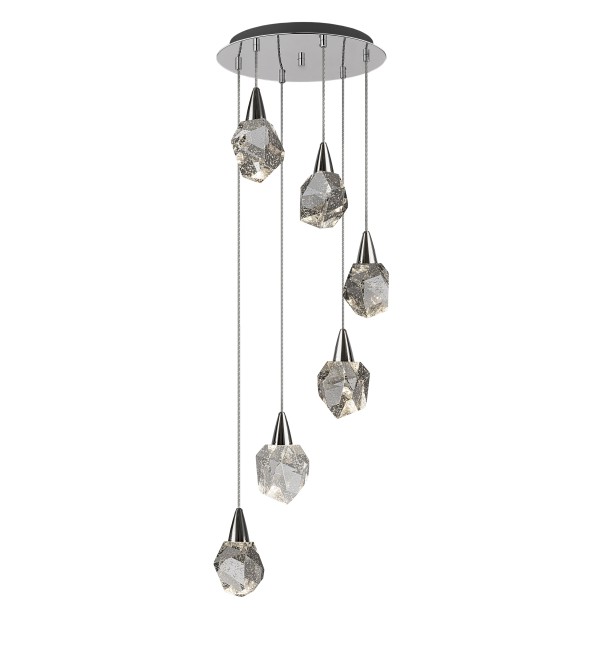 Люстра Aquaria 6L хром