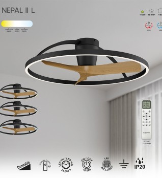 9487 Люстра потолочная-вентилятор NEPAL II
