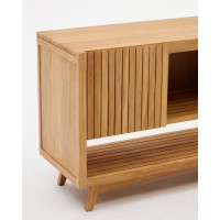 Kuveni Мебель для ванной комнаты из массива тика с натуральной отделкой 140 x 50 см