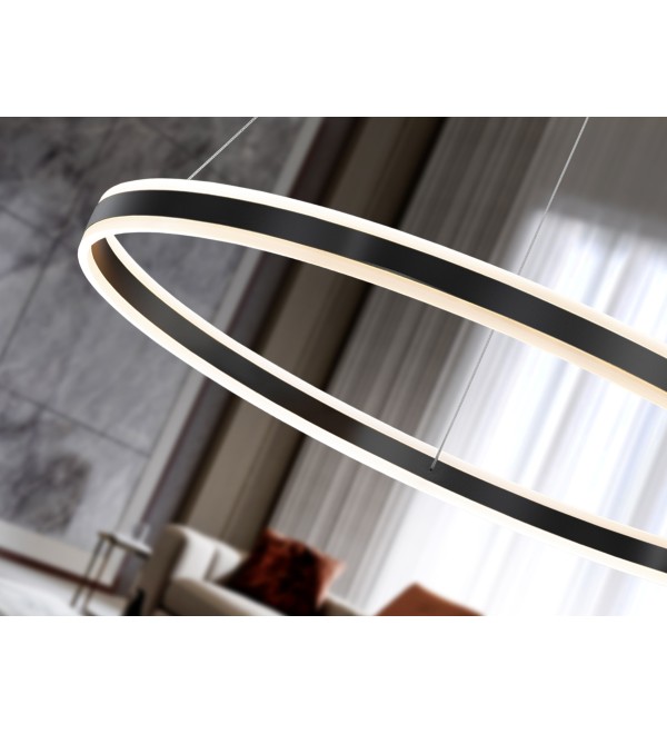 Подвесной светильник Helia Ø100 LED черный матовый