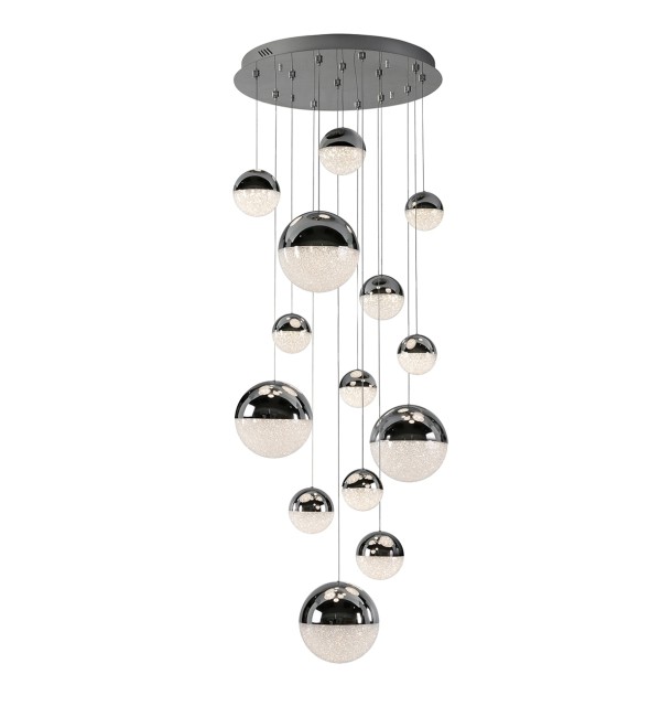 Люстра Sphere 14L хромированная D60 DIMABLE