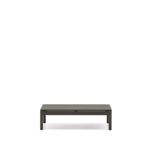 Журнальный столик Sorells из зеленого алюминия 57 x 91 см