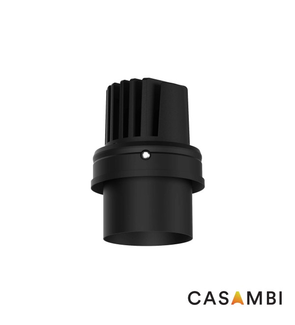 Встраиваемый светильник ELIOS TUBE IP20 10W черный 15є 2700K CASAMBI