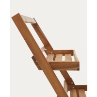 Victora Уличный стеллаж из массива акации 70 x 85 см