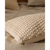 Чехол для подушки Mascarell из хлопка и полиэстера белого цветва 40 x 60 см