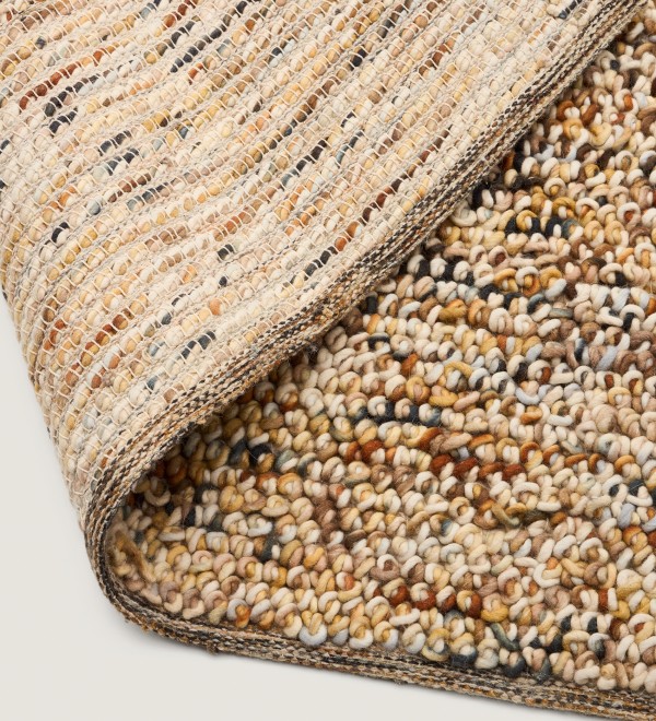 Разноцветный ковер Elanis из шерсти букле 200 x 300см
