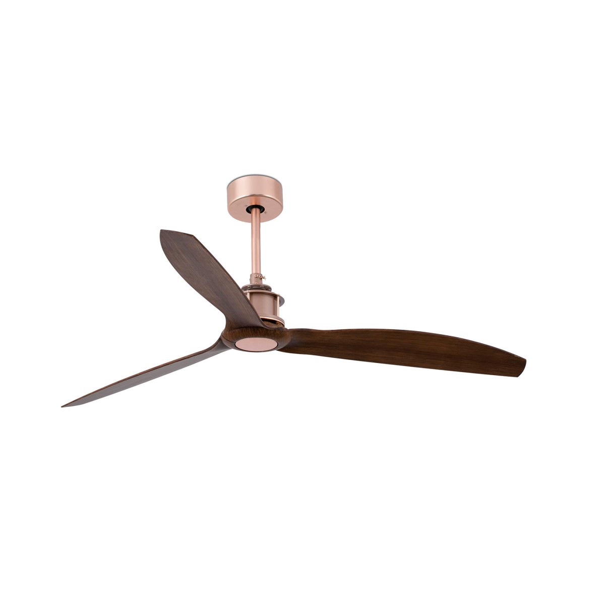 Потолочный вентилятор из меди / дерева Just Fan