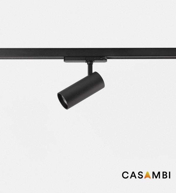 Трековый светильник Fost Ш70 43W черный 36° 4000K CRI97 CASAMBI