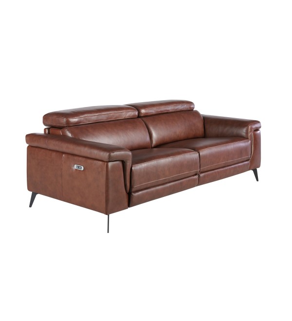 Диван 3-х местный 5319-3P-M1595 /6117 с реклайнером коричневый