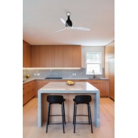 Матово-черный / прозрачный потолочный вентилятор Mini Eterfan