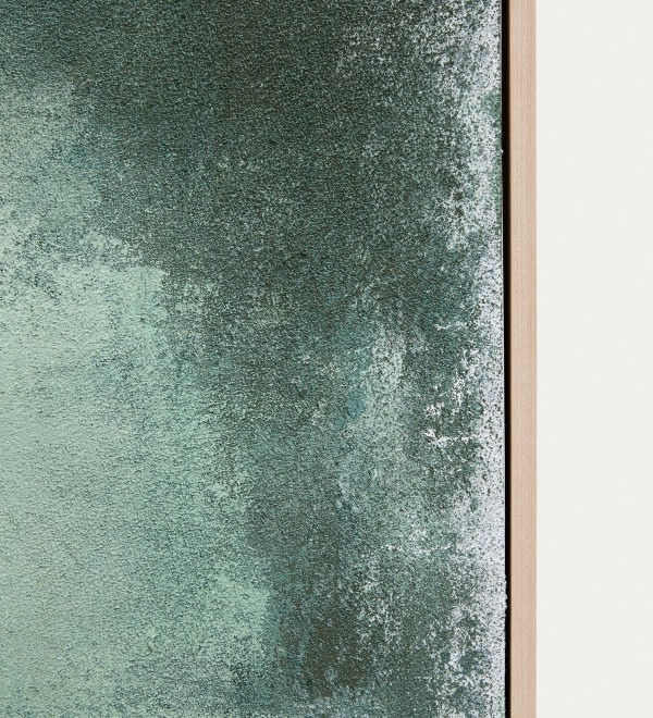 Абстрактная картина Selnar зеленая 60 x 90 см