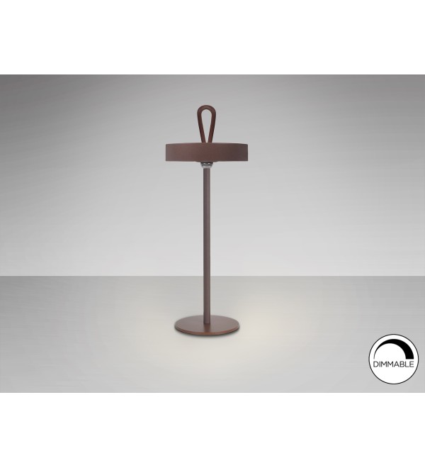 Gong Настольная лампа LED с отделкой Corten 