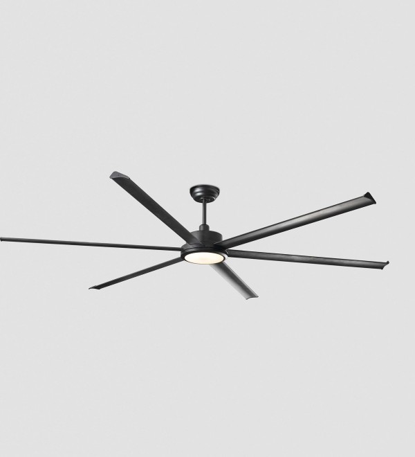 Потолочный вентилятор ROTTERDAM 25 XXL Ш2500MM черный 6P 32W LED 3000K