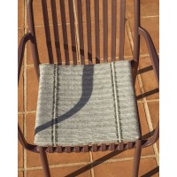 Уличный стул Isabellini из пластика коричневого цвета