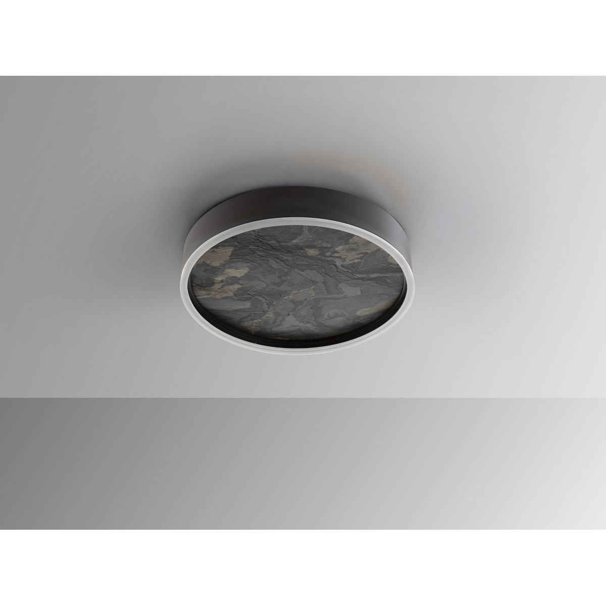 Потолочный светильник Stone CCT- черный LED 40D
