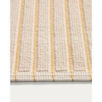 Хлопковый коврик для ванной Merade с желтыми полосками, 50 x 80 см