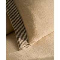 Чехол для подушки Disea из льна бежевый с полосками, 40 x 60 см