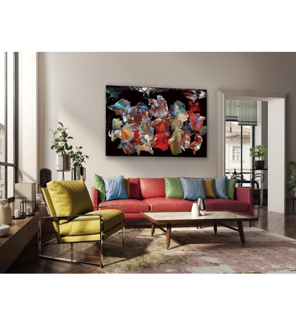 Фотография на стекле Peces Siam 150x100