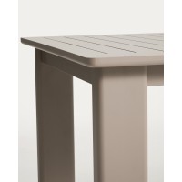 Раздвижной стол Livorno из алюминия цвета таупе, 233(350) x 100 см