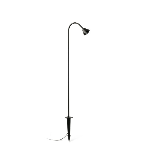 LILY 1190 Уличный маяк на штыке черный LED 3W 2700K