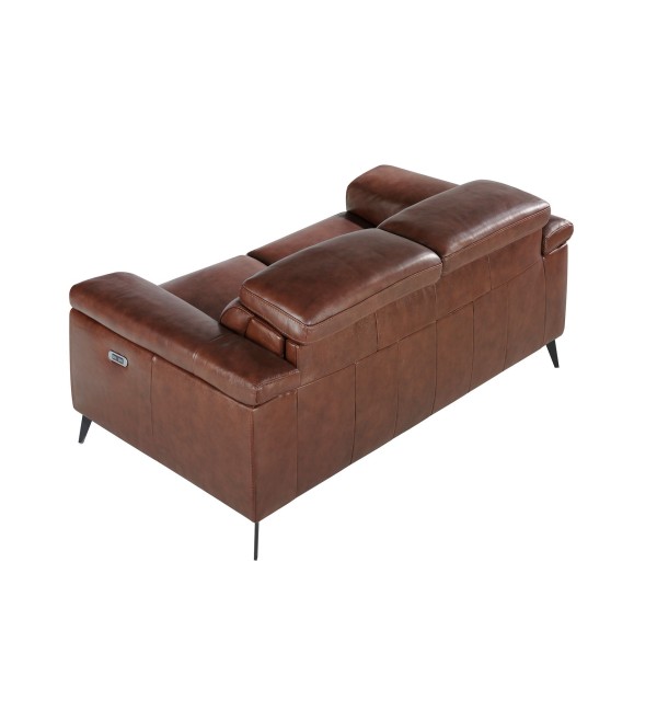 Диван 2-х местный 5319-2P-M1595 /6116 с реклайнером коричневый