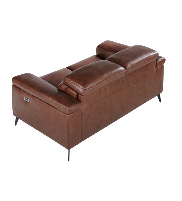 Диван 2-х местный 5319-2P-M1595 /6116 с реклайнером коричневый