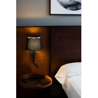 Бра с ридером Savoy черное