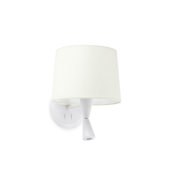 Бра с ридером Gonga белое