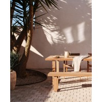Canadell Уличный стол из 100% переработанного тикового дерева 220 x 100 см