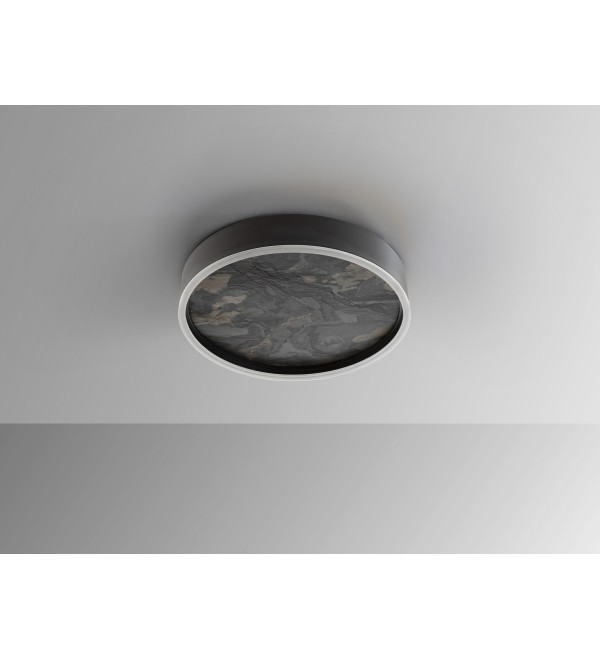 Потолочный светильник Stone CCT- черный LED 40D