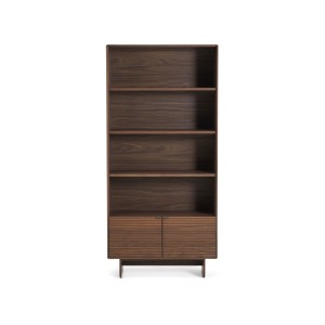Стеллаж из орехового шпона Norlen 90 x 190 см
