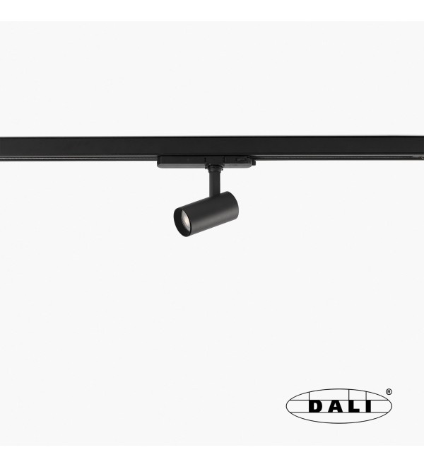 FOST Трековый светильник Ш50 15W черный 20° 3000K CRI97 DALI