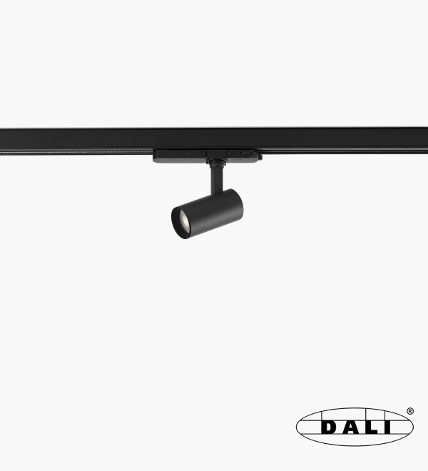 FOST Трековый светильник Ш50 15W черный 20° 3000K CRI97 DALI