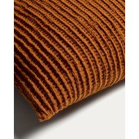 Чехол для подушки Solly из 100% хлопка, вафельный, оранжевый, 50 x 50 см
