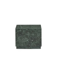 Приставной столик Sorein из черного мрамора 50 x 50 см