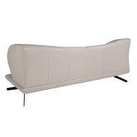 Диван 3-х местный 6146/KF2157-3P-M5652 кожаный с декоративными подушками