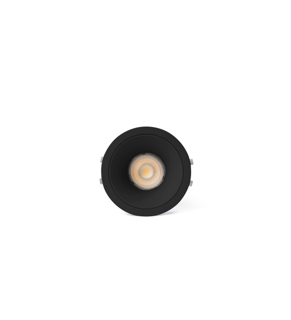 LOX Черный встраиваемый светильник ориентируемый, 2700К 6-8W 2700K 36°