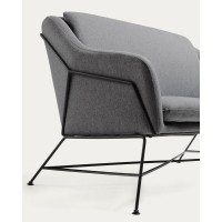 Диван Brida графитовый 128 см