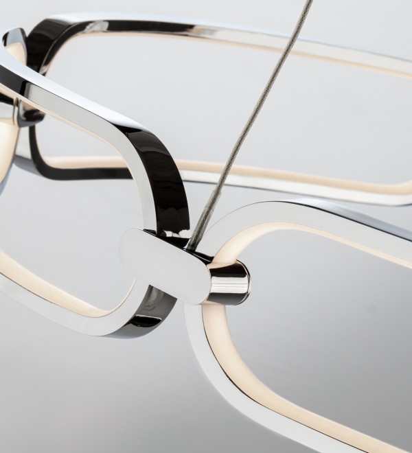 Подвесной светильник Colette LED хром 60Ø 