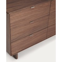 Комод Norlen с 6 ящиками шпон ореха 120 x 75 см