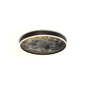 Потолочный светильник Stone CCT- черный LED 60D