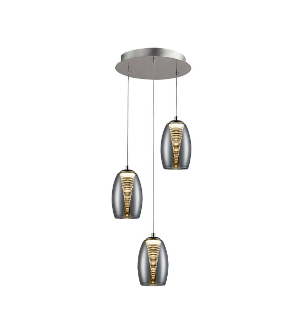 Подвесной светильник Nebula 3L LED хром